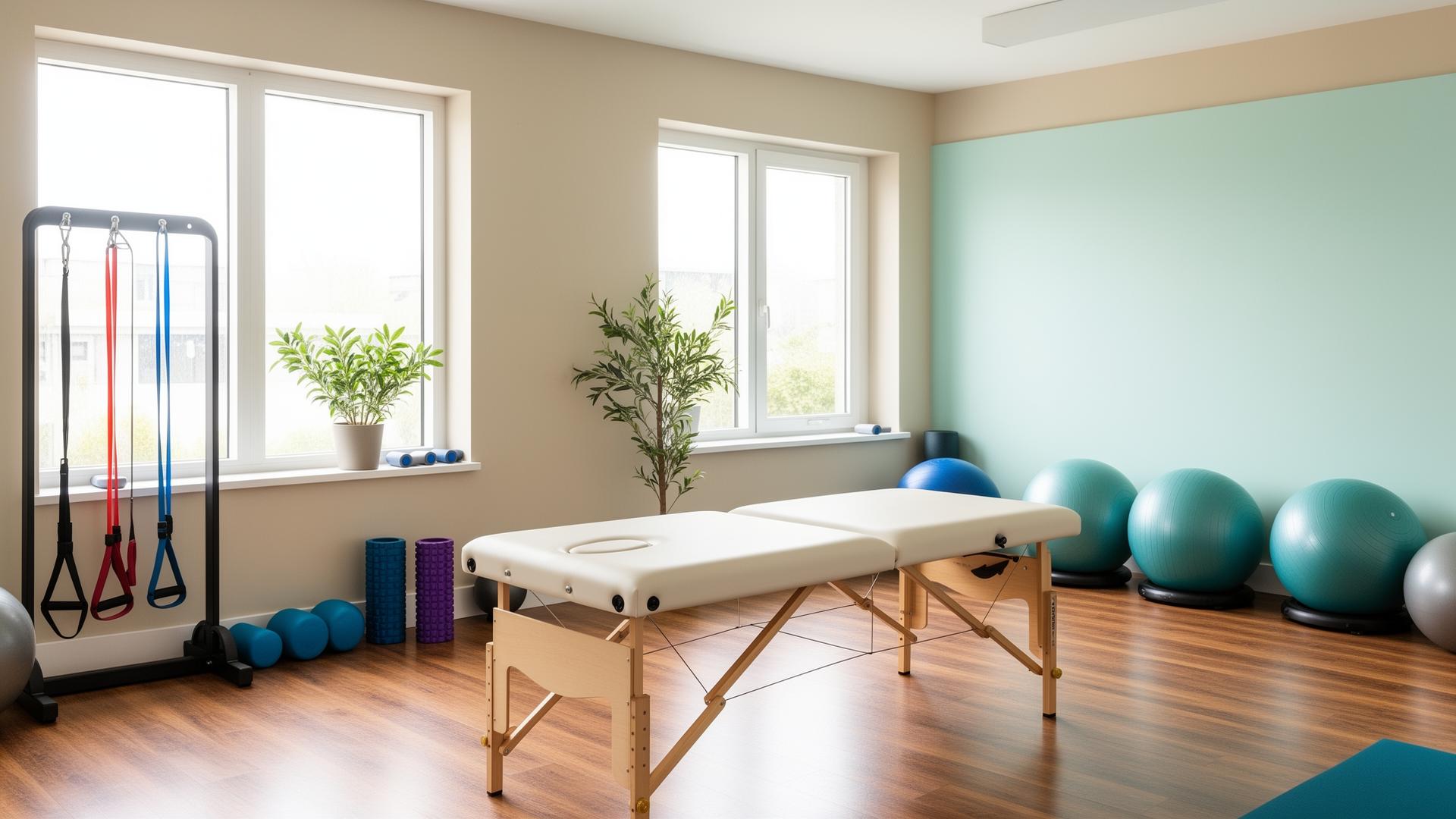 Physical therapist working with a patient at MI Therapy Clinic in Southfield, Michigan